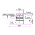 Full automatic 4 nozzles sauce filling machine